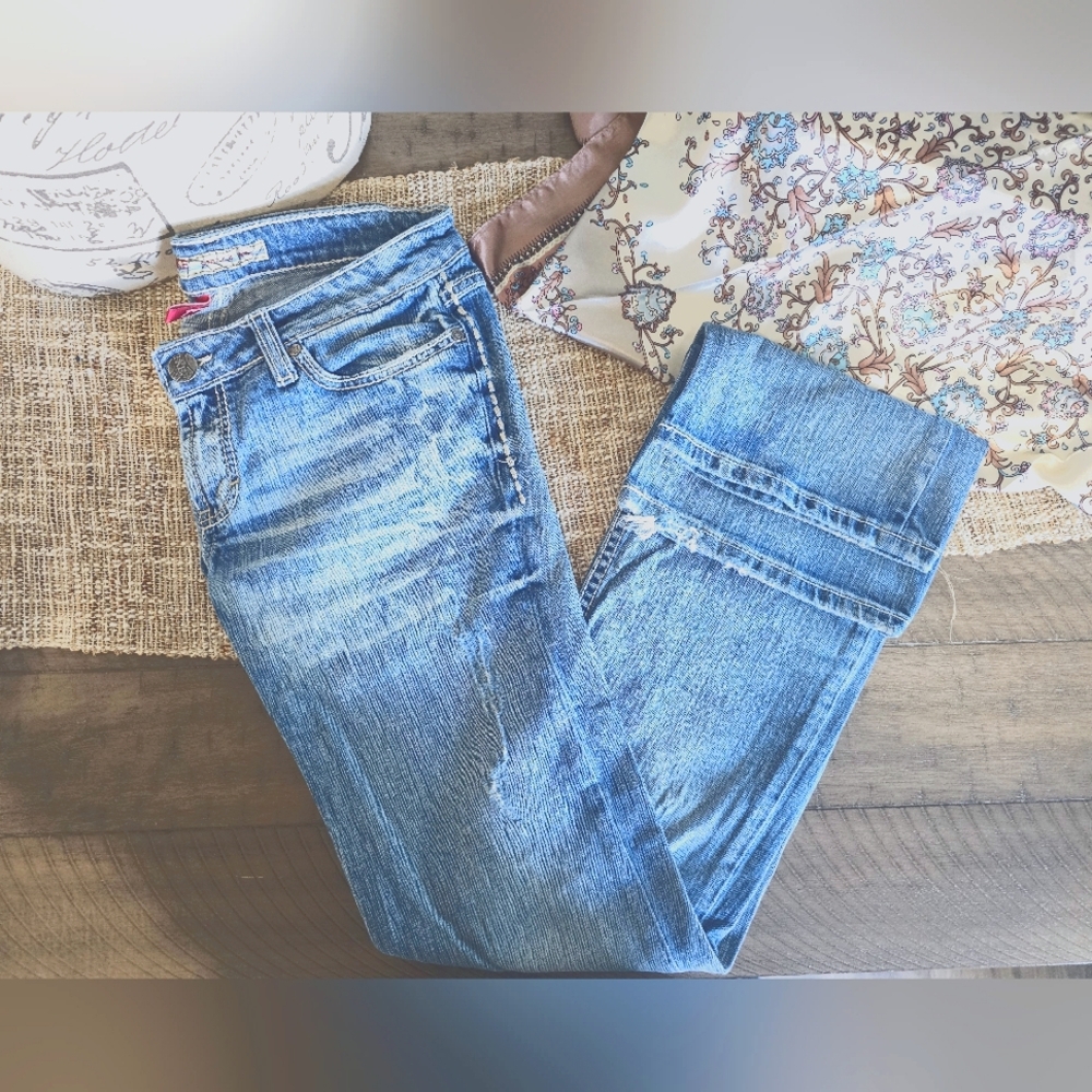 BKE Stella Boot Cut Jeans 28x35 1/2